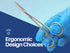 5" ARTMAN INSTRUMENTS Scissors Straight | Tungsten Carbide Inserts Extra Sharp | Gold-Plated Handle | Dental, Surgical