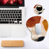 DOOKE Ergonomic Mouse Pad with Wrist Support and Coaster, Non-Slip PU Base for Home Office Working