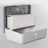 Paper Towel Dispenser Wall Mount Commercial C-Fold/Multifold Paper Towel Dispenser for Bathroom,