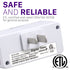 Fosmon 7 Day Programmable Digital Timer, Indoor Plug-in Light Timer Switch for Appliances, 2 Pack