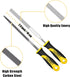 12PCS Needle File Set with Tool Bag, Small File Set includes 6 Jeweler Files & 6 Steel Files for Metal, Wood, Leather