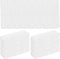 Fainne 24 Pcs Plastic Pencil Case Bulk, Frosted Pencil Box with Hinged Lid Snap Closure for School Office Supply