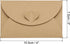 PATIKIL Gift Card Envelopes, 12 Pack Heart Shaped Clasp Mini Envelope for Birthdays, Weddings, Coffee