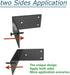 Aufuga (16) L Bracket,Raised Garden Bed Corner Brackets,Heavy Duty Corner Brace,Stainless Steel Shelf Bracket,Black