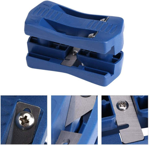 Edge Banding Trimmer Tool, Mini PVC Melamine Wood Edge Banding Machine for Manual Tail Trimming Woodworking