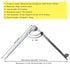 ZLKSKER Wing Compass with Pencil Holder, 6/8/10 inch Leather Working Divider, Caliper & Scribe Tool for Drafting