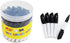 SKKSTATIONERY 36 Pcs Mini Dry Erase Markers, Whiteboard Marker Pens, 3.5'', Black