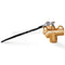 Carpet Cleaning Wand Replacement Brass Angle Valve, SOFT Touch, 1/4"