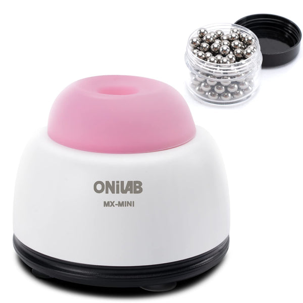 ONiLAB Mini Vortex Mixer with Touch Function for Lab Mixing, Nail Polish, Tattoo Ink, Pink