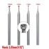 Luo ke 4 Pcs Round Cup Burr, 3/32'' Shank Wire Rounder Bits with Hand Drill Wire Twisting Tools(Burr Size: 1mm/1.4mm/1.8mm/2.3mm)