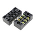 Luomorgo TB-1503 3 Position Double Row Screw Terminal Strip, 10pcs