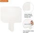 PATIKIL Dry Erase Answer Paddle, 10" x 8" Double Sided Handheld Whiteboard for Home Office Study, White