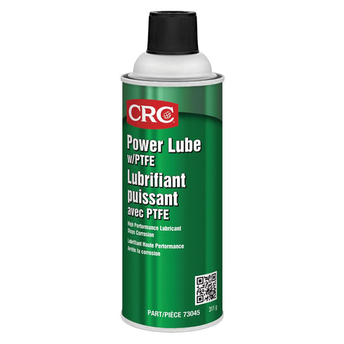CRC CANADA Power Lube w/PTFE, Aerosol Machine Lubricant, 312g Can