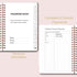 Password Book with Alphabetical Tabs - Spiral Notebook for Internet & Computer Login, Recording Usernames, Passwords,
