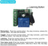 QIACHIP 433Mhz 12V 1CH (2 2 1 1CH) Universal Wireless Remote Control Switch DC Relay Receiver Module RF Transmitter