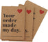 Vagocom 120Pcs Thank You Cards for Small Business, 3.9 x 2.7 Inches /