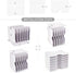 SONGWAY File Organizer for Desk, 7 Tier Wide Document Holder, Letter Mail Tray Storage Rack, A4 Paper Storage
