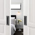 Ravinte 1 Pack Black Sliding Closet Door Handles, 7in Length Recessed Finger Pulls for Barn Door