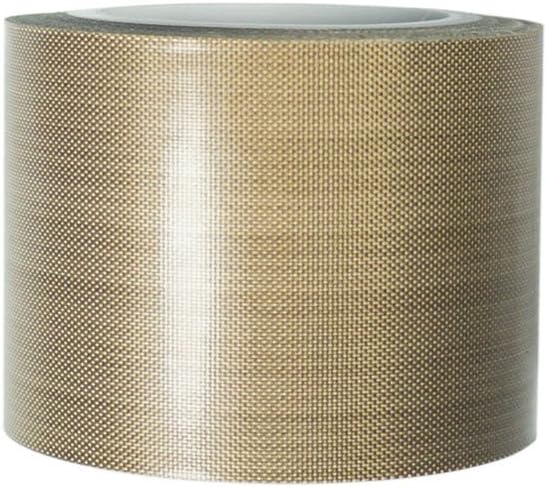 PTFE Coated Fabric Tape - Teflon Adhesive High Temperature Vacuum Sealing Tape 0.18mm Thick (38mm-5M)