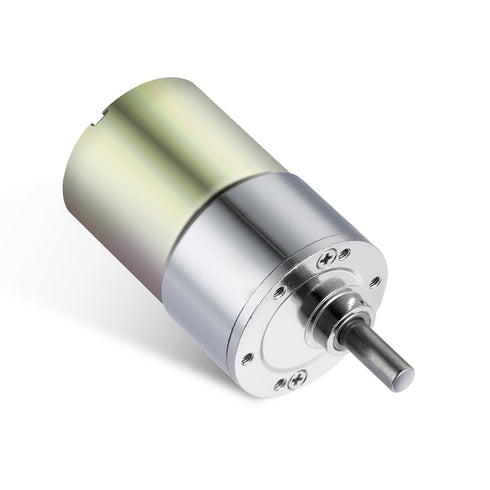 Greartisan DC 24V 800RPM Gear Motor, High Torque Electric Micro Speed Reduction Geared Motor, Eccentric Output Shaft