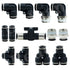 Beduan Pneumatic Push to Connect Fittings Kit, 10mm Tube OD x 1/2 inch NPT, 13 Pcs Quick Fittings