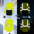 Safety Shirts for Men Class 3 High Visibility Long Sleeve Construction Work Shirts with Black Bottom, Hi Vis Reflective