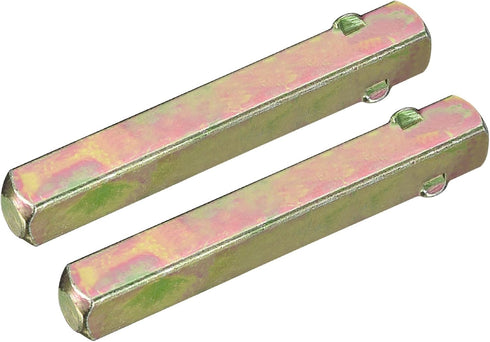 uxcell 2Pcs Door Knob Spindle, Gold Spare Door Handle Spindle Bar, 60mm Long Replacement Parts for 7mm Thick Doors