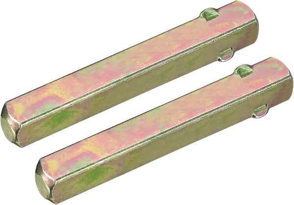 uxcell 2Pcs Door Knob Spindle, Gold Spare Door Handle Spindle Bar, 60mm Long Replacement Parts for 7mm Thick Doors