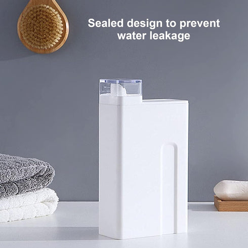 DEWIN Laundry Detergent Dispenser, Detergent Dispenser, Refluxable Laundry Detergent Container, Plastic Liquid Laundry