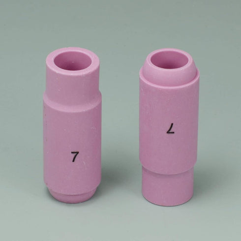 RIVERWELD #7 TIG Alumina Nozzle Ceramic Shield Cup 10N47 7/16" Orifice Fit DB PTA SR WP 17 18 26 10pk