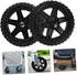 4pcs KICHOUSE Heavy Duty Replacement Rolling Cart Wheels for Grocery Trolley Utility Laundry Carts Compatible Smooth