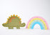 Dino Wood Night Light by Mud Pie