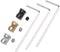 edcfans 3 Pack Thumb Stud Replacement for Buck 110 Knife with Hex Wrench (Black, Silver, Brass)
