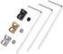 edcfans 3 Pack Thumb Stud Replacement for Buck 110 Knife with Hex Wrench (Black, Silver, Brass)