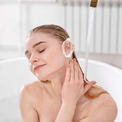 Generic 300Pcs Salons.(300 pcs/Pack). Earmuffs Disposable Elastic Transparent Shower Earmuffs for Hair