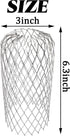 8PCS Gutter Guard Strainer Aluminum Downspout Mesh Filter Preventing Blockage Leaves Debris from Clogging Pipes(3 inch) (8) by NSBELL