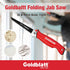 Goldblatt Folding Drywall / Sheetrock Saw - Jab Hand Saw with Soft Grip Handle for Wallboard and Plywood