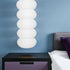 HOMSFOU Paper Floor Lamp Shade Replacement, White round Japanese Paper Lantern, Floor Lighting Shade for Living Room