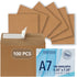 MOS A7 Invitation Envelopes – 5-1/4" X 7-1/4" Kraft Mailing Envelopes Self Seal (100 Count) – Heavy Duty