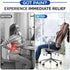 VIVAMINT Tailbone Large Gel Seat Cushion for Long Sitting, Cooling Gel Cushion for Office Chair, Sciatica Coccyx Pain