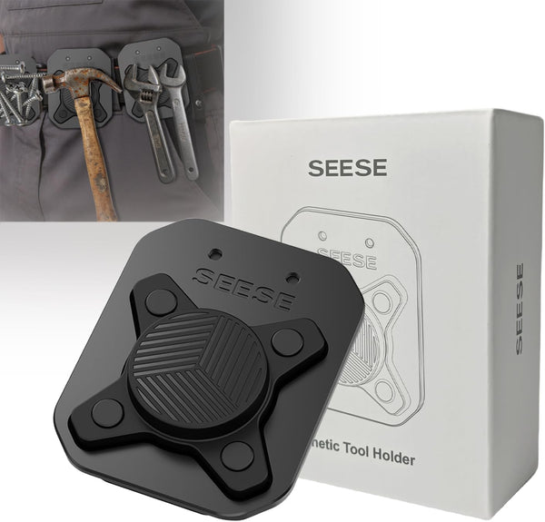 SEESE Strong Magnetic Tool Holder: Magnetic Belt Clip for Power Tools & Hand
