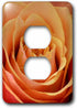 3dRose lsp_31363_6 Sweet Peach Rose Flower Photography Outlet Cover, Multi-Color