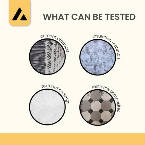 Asbestos Test Kit - Sample Only Testing, 72hr NVLAP Lab Result with Testing Fee Included