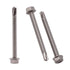 #14 x 1-1/2" Hex Washer Head Self Drilling Screws (25 Pack) - 410 Stainless Steel Self Tapping Sheet Metal Screws