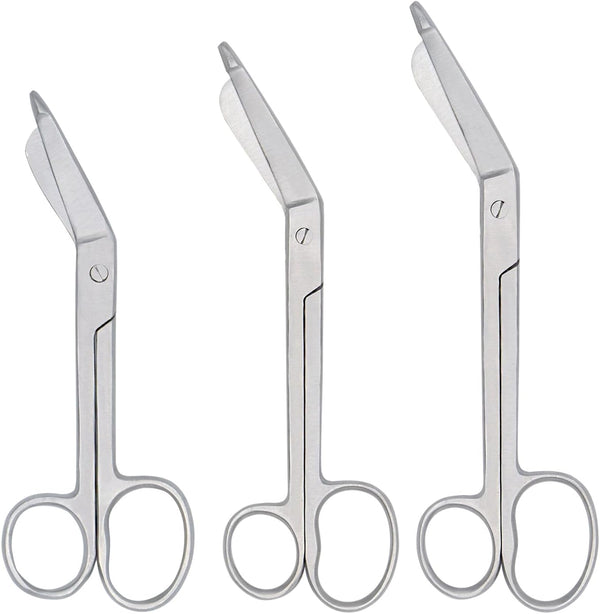 SURGICAL ONLINE 3 Pcs Set Lister Bandage Scissors 5.5,7.25, 8 Inch With
