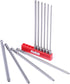 TORX Tamper Resistant Bits, Security TORX Bits (T7-T40), 150mm, 10-Pieces, High Grade S2 Steel