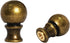 MA&J Ball Lamp Finial-2 Pack, Solid Finials for Lamps, Lamp Shade Screw Caps,
