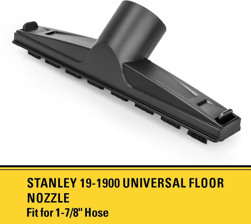 Stanley 19-1900 Universal Floor Nozzle for Wet and Dry Vacuums, Black
