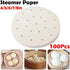 Generic 100Pcs Tools(6in) Steamed Paper Buns Pastries Non-stick Dim Sum Bread Bakery Restaurant Kitchen Cooking