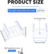 120Pcs H-010 LED Strip Light Clips Neon lamp Mounting Fixing Bracket PP Waterproof Clamp Holder with Screws for LED
